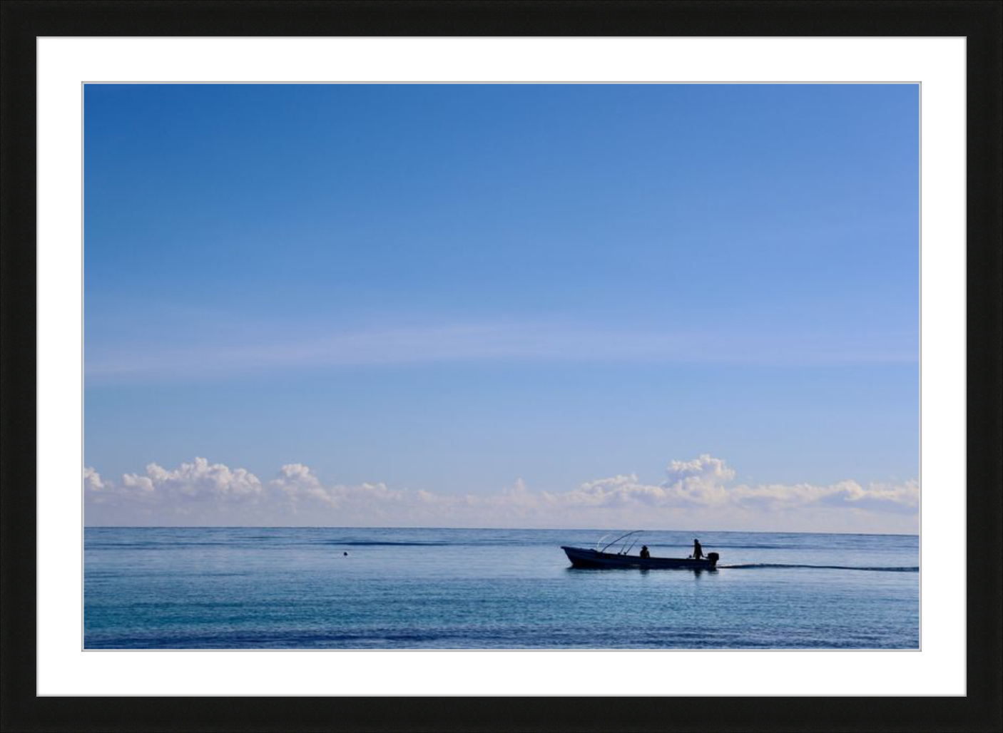 Jamaica Seascape - High Quality Photography Print (Frame Included)